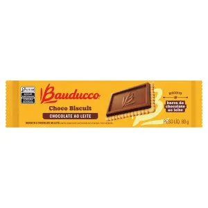 Bisc Bauducco Choco Biscuit Ao Leite 80G