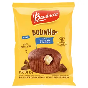 Bolinho Bauducco Choc C/Baunilha 40G