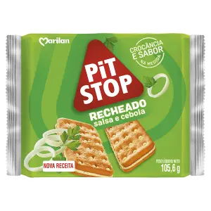 Bisc Marilan Pit Stop Rech Salsa e Cebola 91G