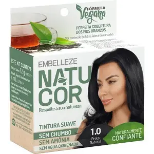 Tint Natucor 1.0 Preto Natural