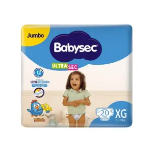Fralda Babysec Ultra Jumbo Xg 20Un