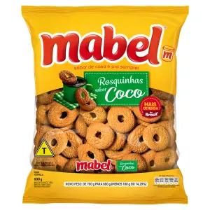 Bisc Mabel Rosca 600G Coco