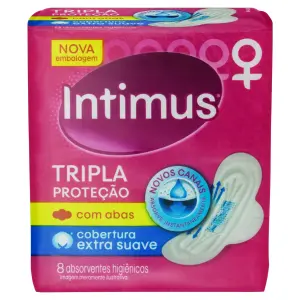Absorvente Mili Dia e Noite - Pacote C/16 - Suave com Abas