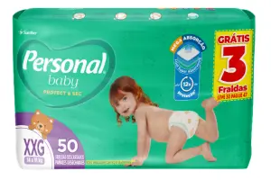 Fralda Personal Baby Hiper Protect e Sec - Xxg C/50