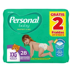 Fralda Personal Mega Xxg - 28 Unid