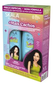 Kit Skala Sh 325Ml Condicionador 200Ml Mais Cachos